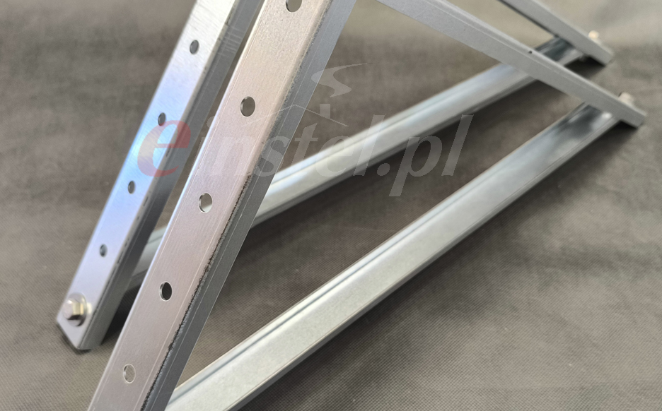 Tanie wsporniki ścienne ocynkowane - zestaw 